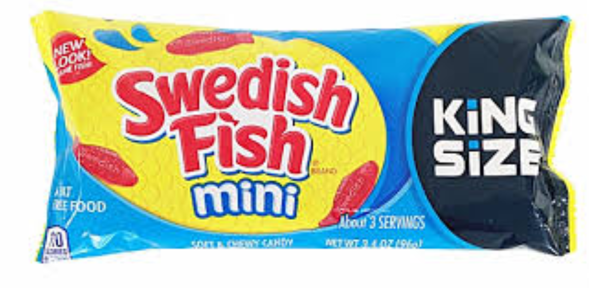 SWEDISH FISH MINI KING SIZE 96G